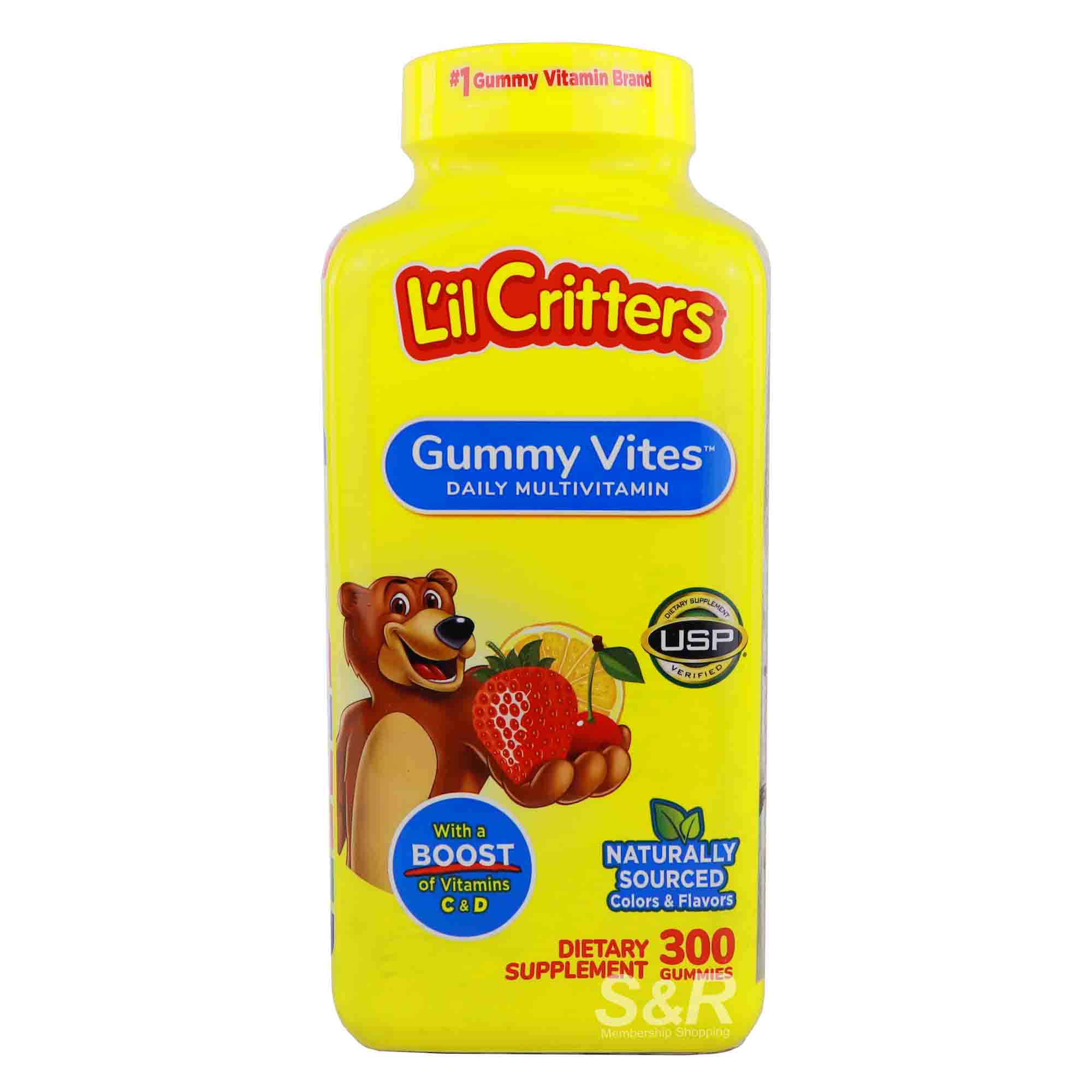 L'il Critters Gummy Vites Daily Multivitamin 300 gummies L'il Critters Gummy Vites Daily Multivitamin 300 gummies